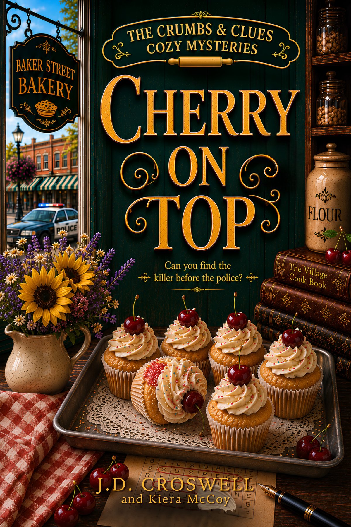 Cherry on Top: A Cozy Bakery Murder Mystery Word Search Puzzle — Read the Story, Solve the Puzzles, Catch the Killer
