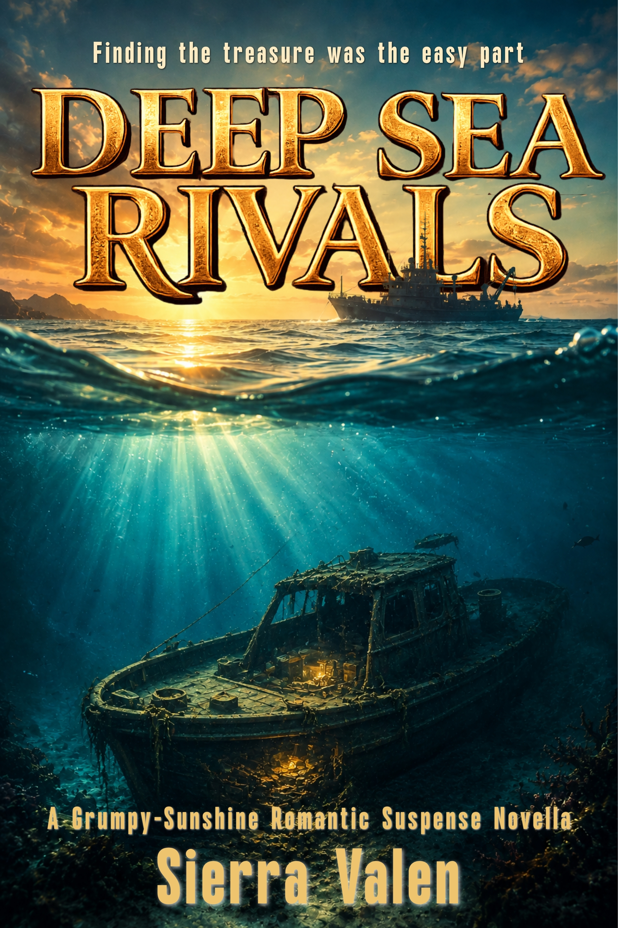 Deep Sea Rivals: A Grumpy-Sunshine Romantic Suspense Novella